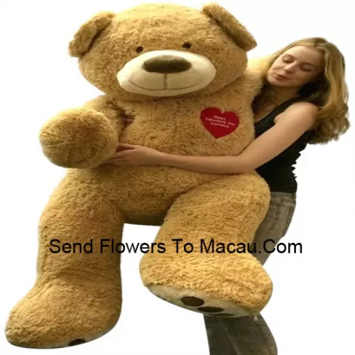 A Giant 5 Feet (60 Inches/152 Centimetre) Tall Brown Teddy Bear